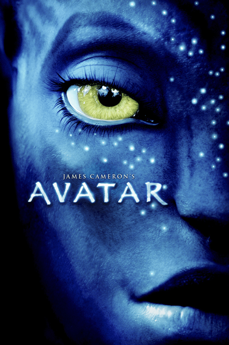 Avatar poster - <span class='title-italic'>Avatar </span> <span class='title-author'>Written by James Cameron </span>