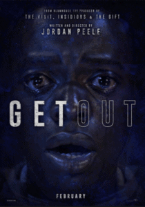Get Out Poster 210x300 - <span class='title-italic'>Get Out </span> <span class='title-author'>Written by Jordan Peele </span>