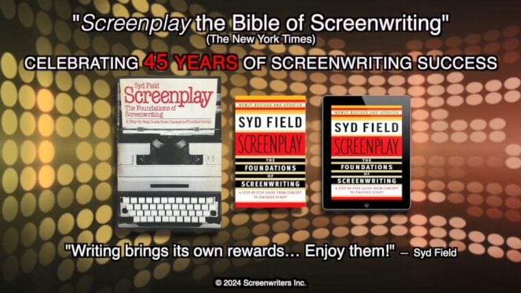 Syd Field  Screenwriting, Workshops & Webinars, Books & Apps